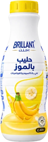 عبوة حليب برلنت بنكهة الموز 850 مل