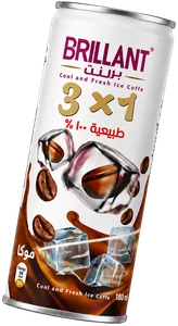 علبة برلنت ⁦3×1⁩ موكا 180 مل